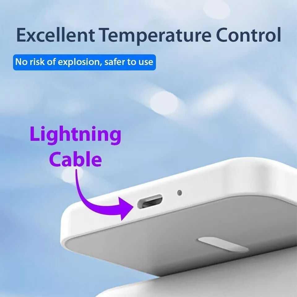 5000mAh Power Bank Magnet Battery Pack Wireless Charger Power Bank for iPhone, photo 5 of 5