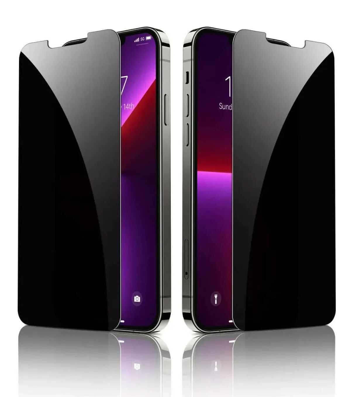 iPhone 15, 14, 13, 12, 11 Pro Max, Privacy Anti-Spy ( Tempered Glass Screen Saver ), photo 4 of 4