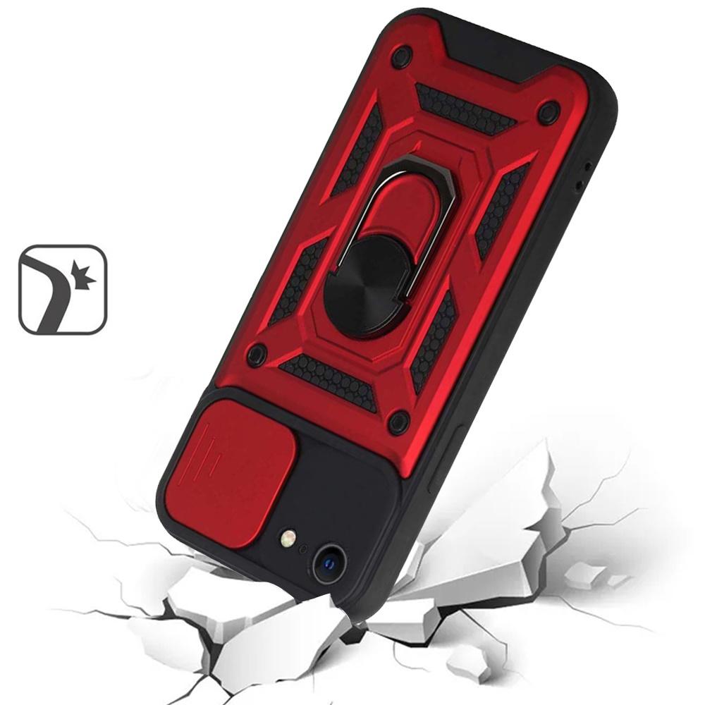 iPhone 16E / SE4 Elite Hybrid Case with Camera‑Push Tool & Magnetic 360° Ring Stand – Rugged Protection, photo 2 of 3