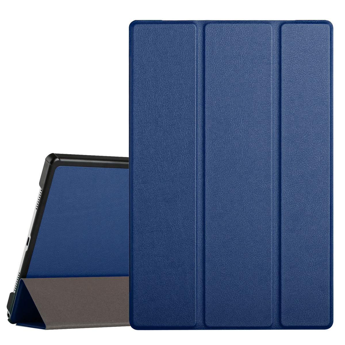 Samsung Galaxy Tab A8 10.5 inch (2022) Trifold Magnetic Closure PU Leather Case Cover - Blue