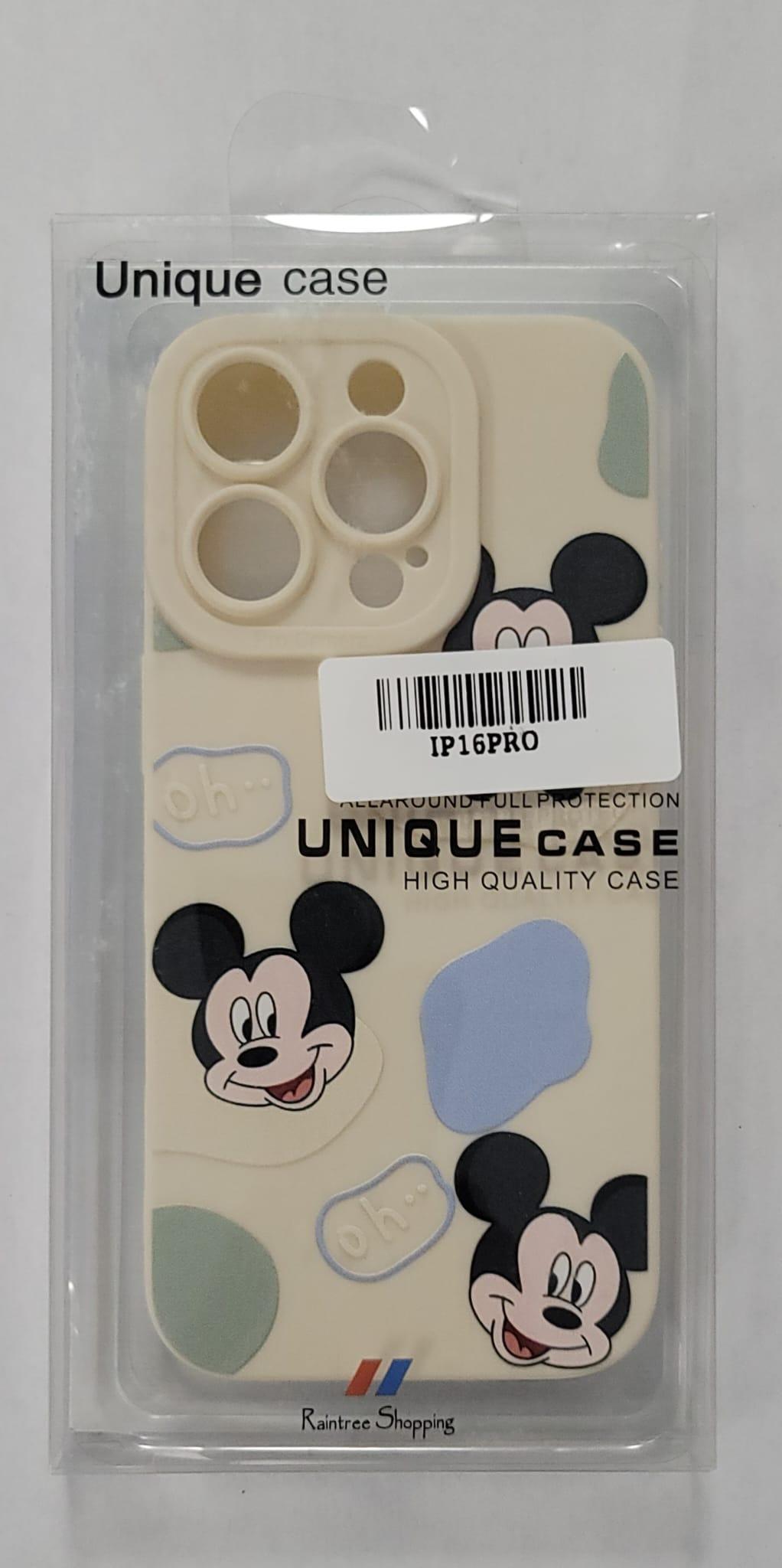 Playful Mickey Faces iPhone 16 Pro Case – Cartoon Fun Design