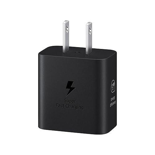 Samsung 25W Wall Charger Power Adapter, Cable Not Included, Super Fast Charging, Compact Design, Energy Efficient, Compatible with Galaxy and USB Type C Devices, Black - Color Black, photo 4 of 6