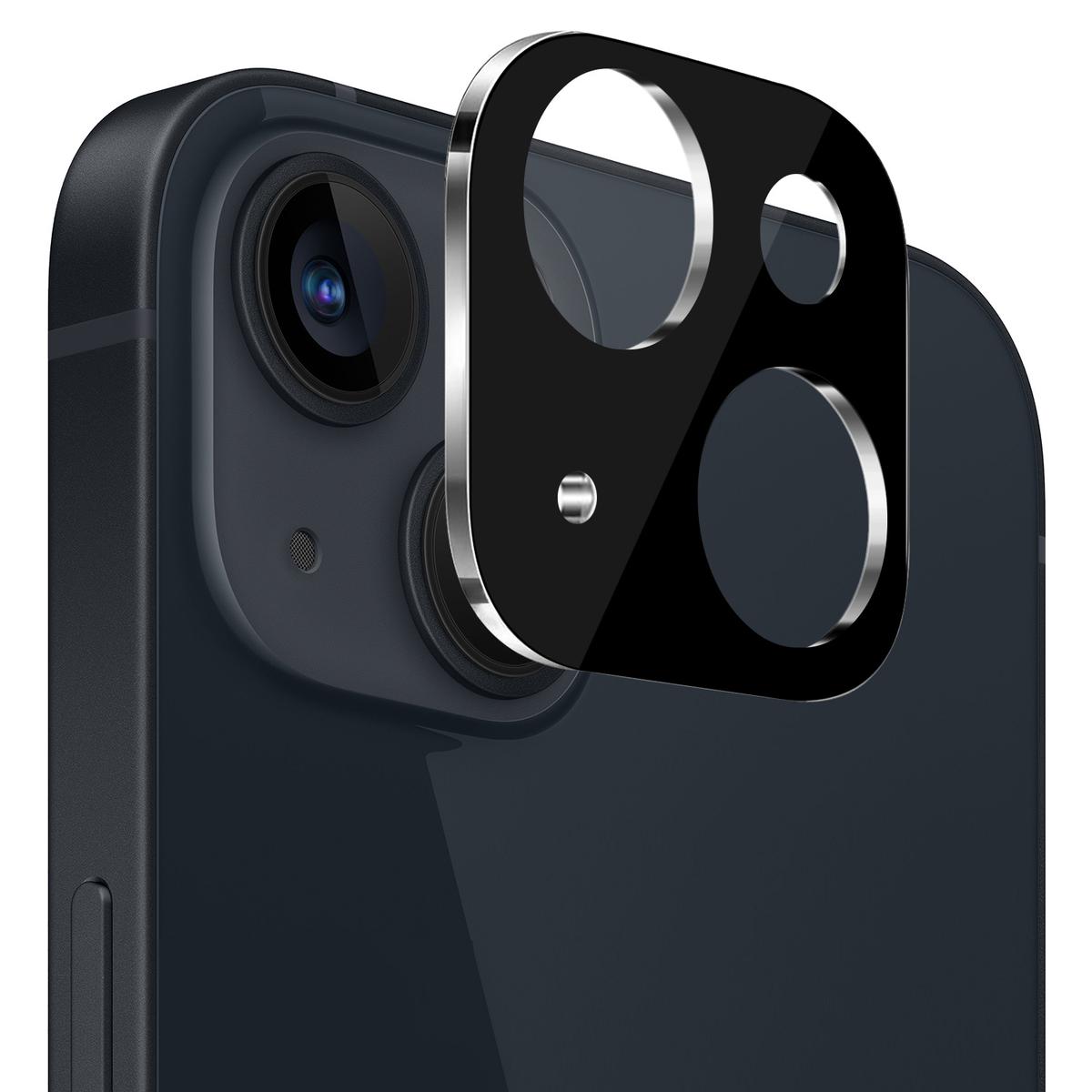 iPhone 12 & iPhone 12 Pro Camera Lens Colored Edge Tempered(2.5D) - Black, photo 2 of 2