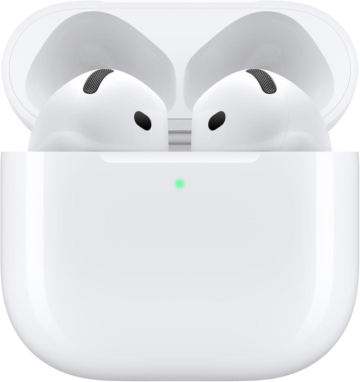Apple AirPods 4 Wireless Earbuds with Active Noise Cancellation Bluetooth Headphones, Transparency Mode, Personalized Spatial Audio, USB-C Charging Case, Wireless Charging, H2 Chip, photo 2 of 5