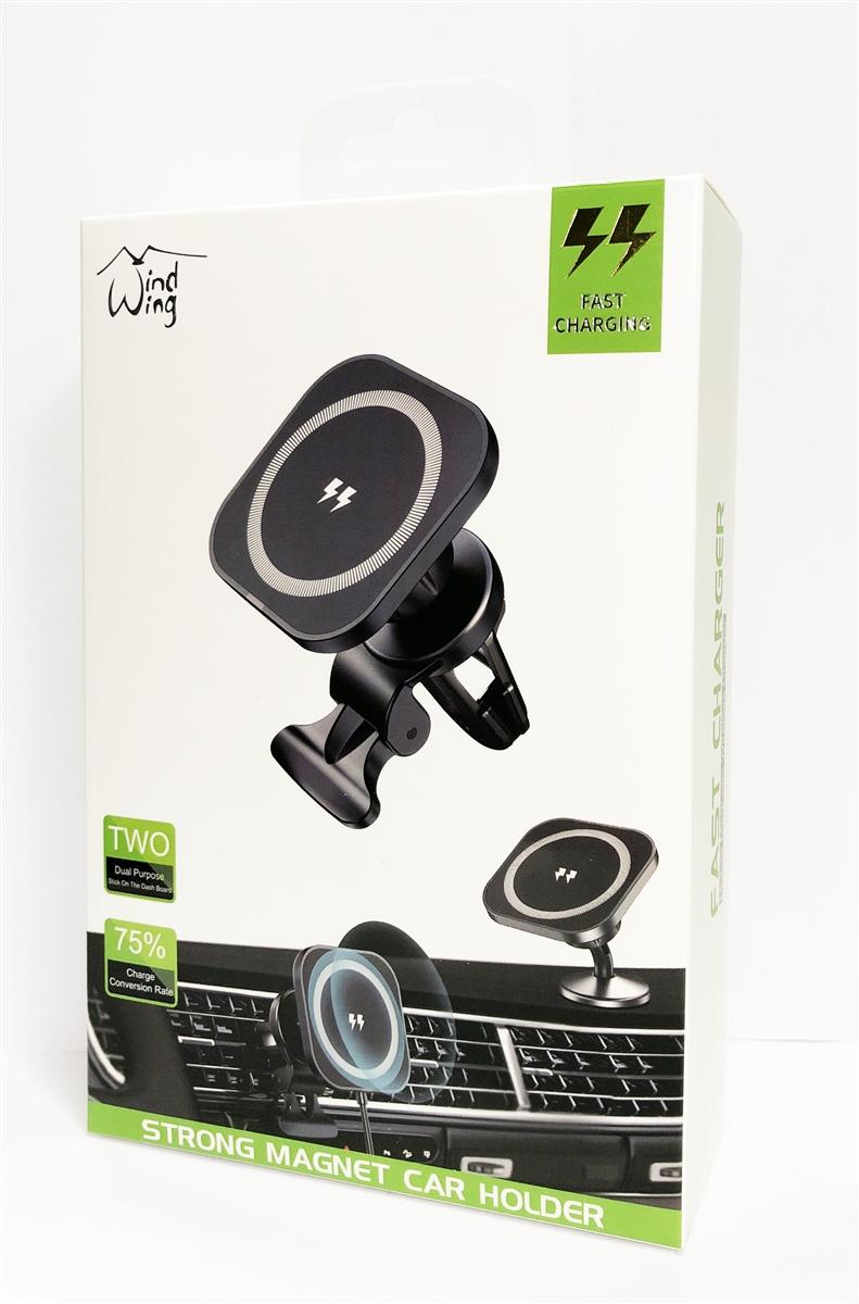 Wireless Magnetic Charger W Vehicle-Mounted for Dashboard & Air vent Holder