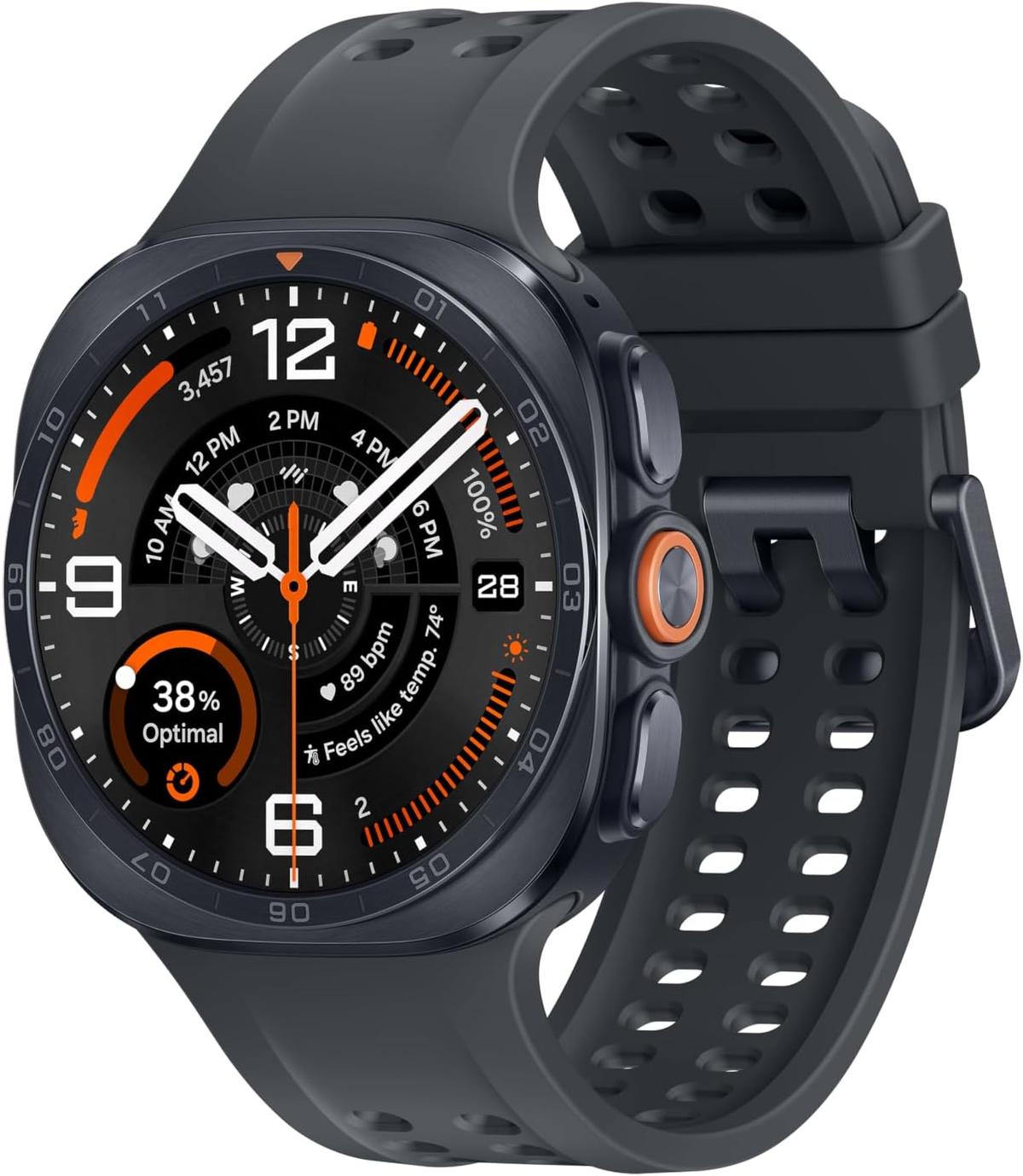 Samsung Galaxy Watch Ultra2 Smartwatch – 47mm LTE, Titanium Silver (US Version, 2-Year Warranty), photo 2 of 10