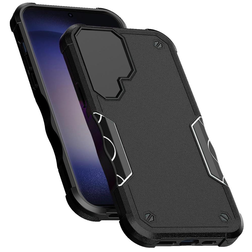 Samsung Galaxy s24 Plus Exquisite Tough Shockproof Hybrid Case Cover - Black