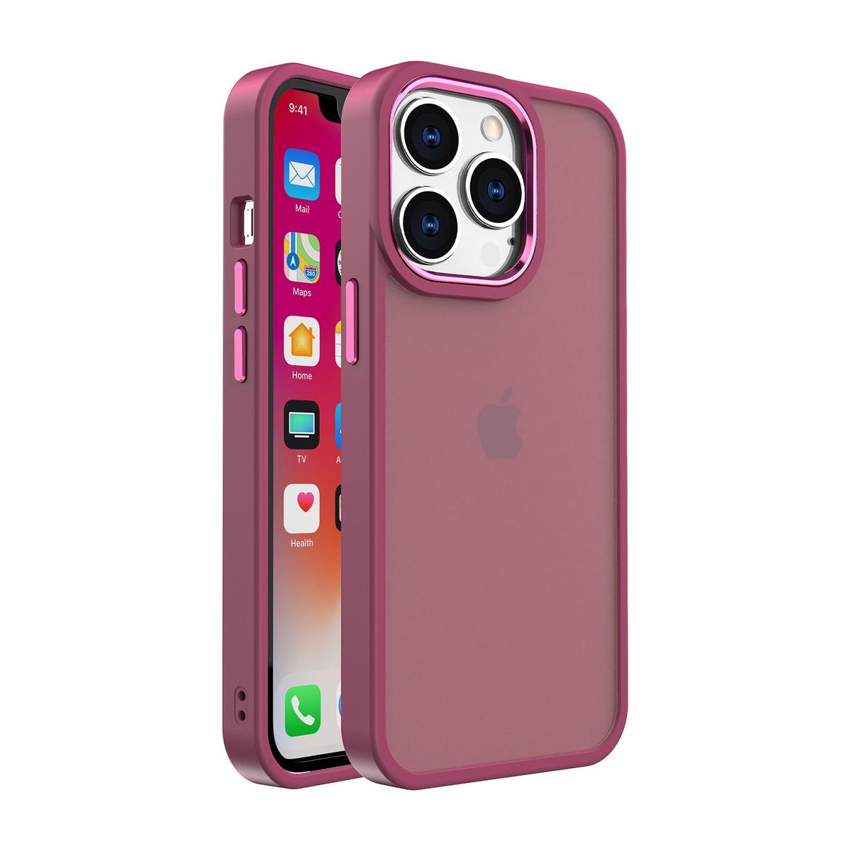 iPhone 15 Plus Polished Oil Thick Acrylic Hybrid Case with Metal Buttons, photo 4 of 9