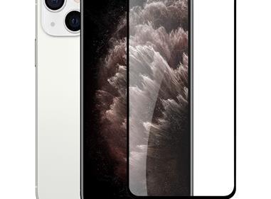 Phone 13 Mini 5.4 Bulk White Paper Card Package Black edged Tempered Glass (Black) product
