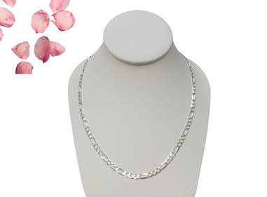 Necklace Sterling Silver 925 Figaro,13.3 Gr, 5mm, 20" product