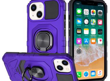 iPhone 15 Pro Max Robotic Hybrid Case – Magnetic Ring Stand, Shockproof, Rugged Armor Cover product