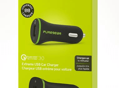 PureGear Universal Extreme USB Car Charger with Qualcomm Quick Charge 3.0 product