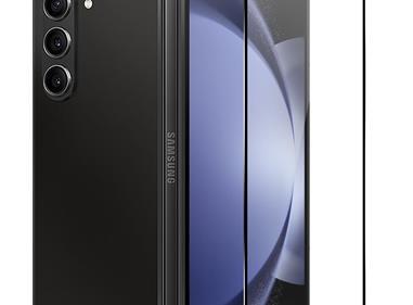 Samsung Z Fold 6 Bulk White Paper Card Package Black edged Tempered Glass (Outside Glass Screen Protector) product
