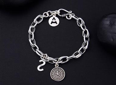 S925 sterling silver men's bracelet   product