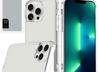 iPhone 13 Pro Max Colored Shockproof Transparent Hybrid Case – Clear Hard PC + Soft TPU Dual Layer Protection product
