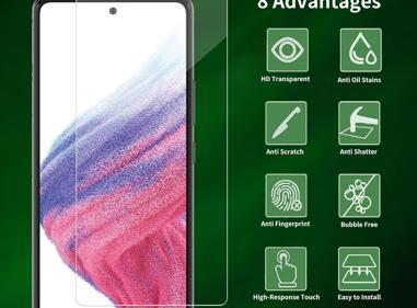 Tempered Glass Screen Protector for Samsung Galaxy A35 – Ultra Clear, Anti-Fingerprint & Durable product