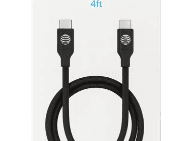 AT&T USB-A to USB-C Braided Cable (4ft) product