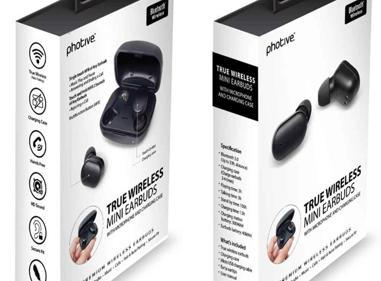 Photive PH-TWS-Micro Premium Mini True Wireless Earbuds with Compact Charging Case – Bluetooth 5.0, Noise Isolation, 15-Hour Playtime product