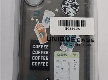 Coffee Vibes iPhone 16 Plus Case – Café Aesthetic Design product
