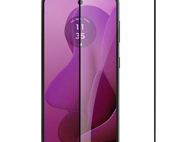  Motorola Moto G Power 5g 2024 Bulk White Paper Card Package Black edged Tempered Glass (Black) product