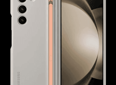 SAMSUNG Soft Back Case for Galaxy Z Fold5 (Built-in S Pen Slot, Sand) product