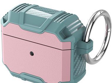 AirPods 3 Tough Heavy Duty Hybrid Case Cover - Pink/Teal product