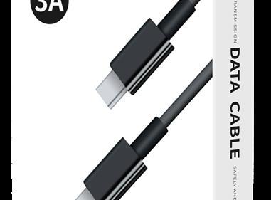 High Quality 10-Feet Rubberized iPhone TYPEC TO TYPEC Cable Cord in Black product