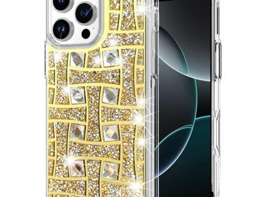 Luxury Gold Glitter Bling iPhone 16 Pro Max  | Available in Multiple Colors | US Seller | Free Delivery product