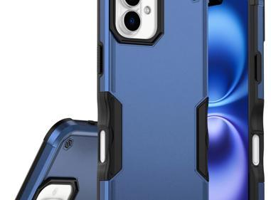 For iPhone 17 High Quality Exquisite Tough Shockproof Hybrid Case Cover – Blue product