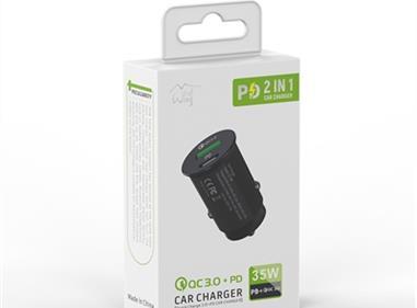 TYPE-C AND USB CAR CHARGER 35W product