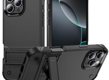 iPhone 16 Pro Max 6.9-Inch Thunder Kickstand Hybrid Case – Rugged Shockproof Cover with Built-in Stand & Dual-Layer Protection product