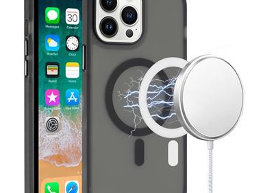  iPhone 15 [Magnetic Circle] ShockProof 4-Time Injection Strong Hybrid - Black product