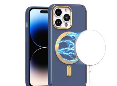 iPhone 14 Pro Max 6.7" Ultimate PU Leather Hybrid Case – Elegant [Magnetic Circle] Design with Premium Protection product