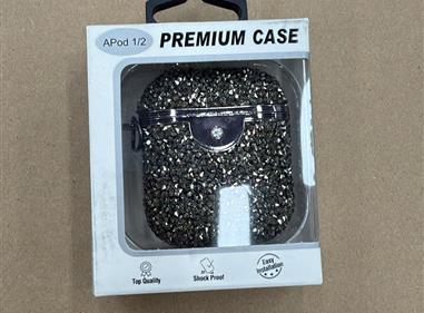 Sparkly Diamond Glitter for AirPods Protective Case Cover with Keychain for Apple Airpods product
