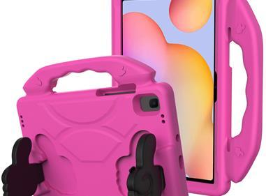 Samsung Galaxy Tab A8 10.5 inch (2022) Thumbs Up Kickstand Shockproof Tablet Case Cover - Hot Pink product