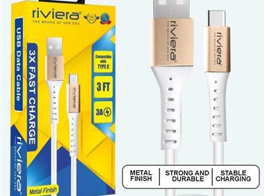 USB - Type C (PD) ] 3 AMP Fast Charging RIVIERA product