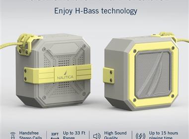 Nautica SP100 Bluetooth Portable Speaker-GRAYYELLOW-7 product