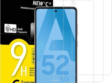 Pack of 3 Samsung Galaxy A52 Tempered Glass Screen Protectors – Ultra Durable, Anti-Scratch, HD Clarity & Easy Bubble-Free Install product