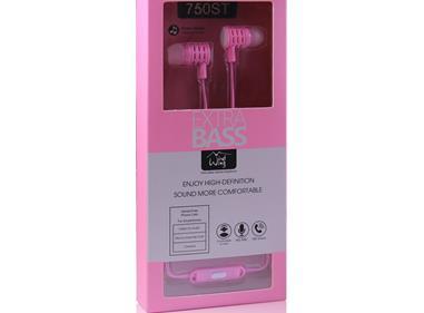 Universal 3.5mm Stereo Hands Free w/Extra Bass 750ST - Pink product