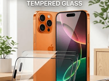 iPhone 17 Pro Max Pack of 3 Tempered Glass Screen Protectors product