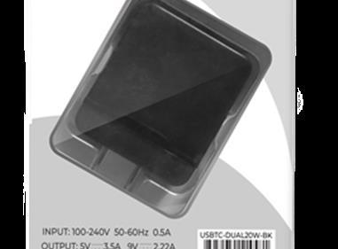 TYPE-C AND USB TRAVEL CHARGER 20W product