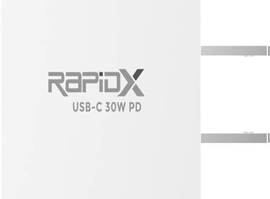 RapidX Mini PD 30W USB Type-C PD Wall Adapter - White product