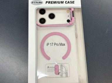 Iphone 17 Pro Max Premium Clear Case with Magsafe Ring (Pink) product