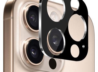 iPhone 16 Pro Max 6.9 Inch Camera Lens Protector Black Colored Edge Tempered Glass 2.5D product