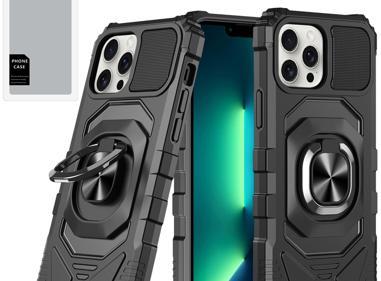 iPhone 13 Pro Max Robotic Hybrid Case with Magnetic Ring Stand and Heavy-Duty Shockproof Protection product