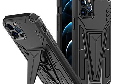  iPhone 15 Alien Design Shockproof Kickstand Magnetic Hybrid Case Cover - Black product