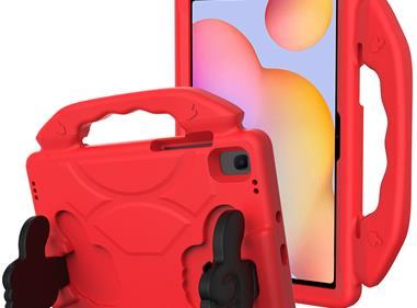 Samsung Galaxy Tab S6 Lite 10.4inch Thumbs Up Kickstand Shockproof Tablet Case Cover - Red product