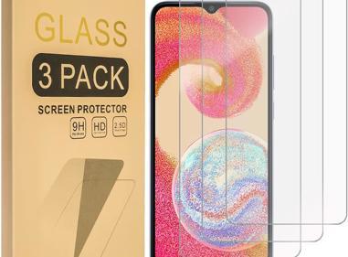 Pack of 3 Samsung Galaxy A04e Tempered Glass Screen Protectors – Ultra Durable, Anti-Scratch, HD Clarity & Easy Bubble-Free Install product