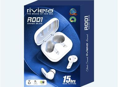 RIVIERA R001 Smart TWS Bluetooth 5.1 Earbuds-RIVIERAR001-WHITE product