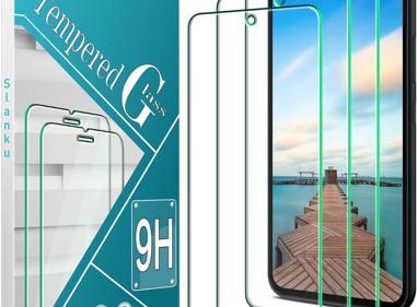 Pack of 3 Samsung Galaxy A54 Tempered Glass Screen Protectors – Anti-Scratch, HD Clear, Ultra-Thin & Bubble-Free product
